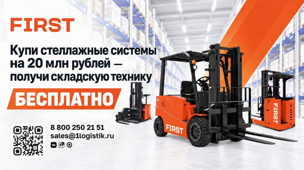 Акция подарок складская техника